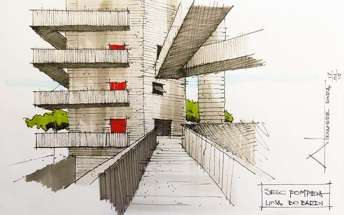 Desenho de Vegetação em Arquitetura e Urbanismo