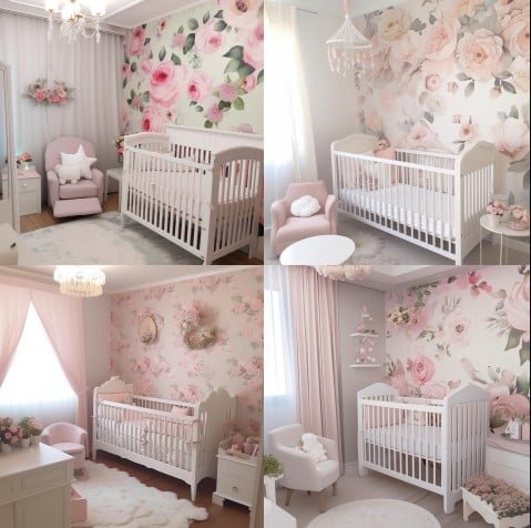 Quarto de Bebê Feminino