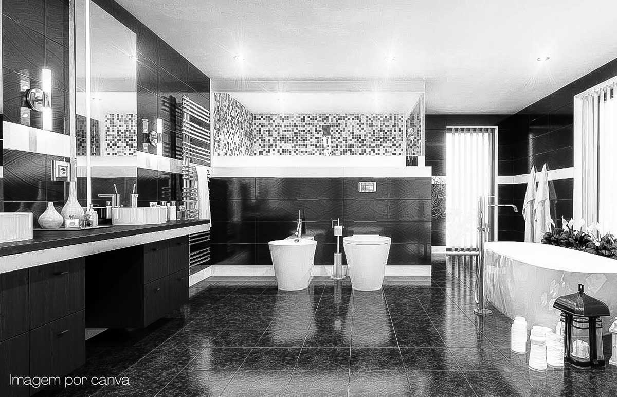 Banheiro preto: elegante, sofisticado, ousado