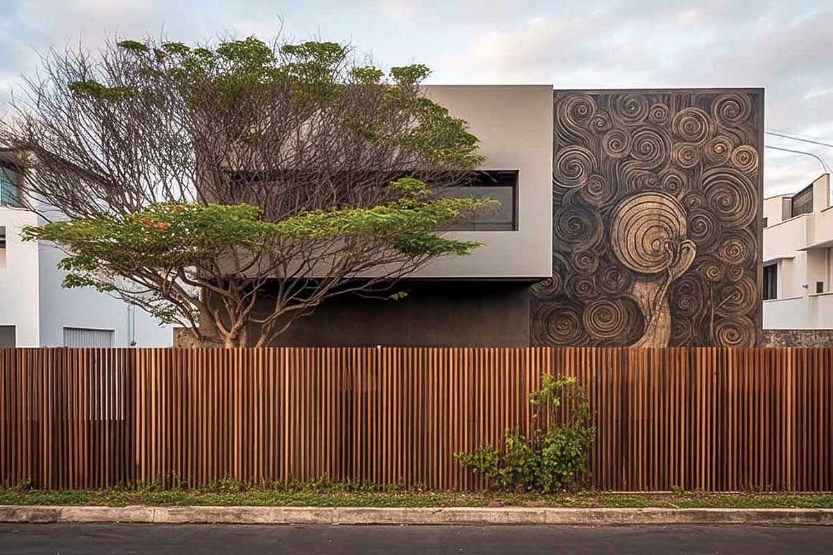 Fachada de Muro de Casas: Como Dar um Novo Visual à Sua Casa - Arquitetura  e Decoração