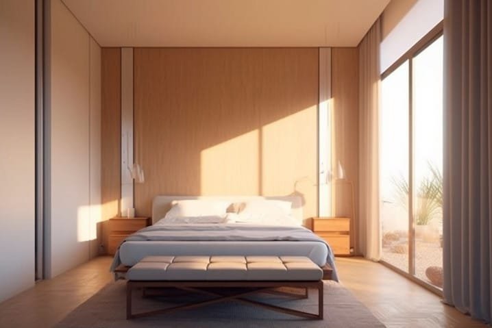 Puff para Cama de Casal Puff para Cama de Casal