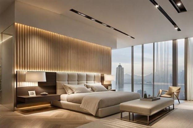 Puff para Cama de Casal Puff para Cama de Casal