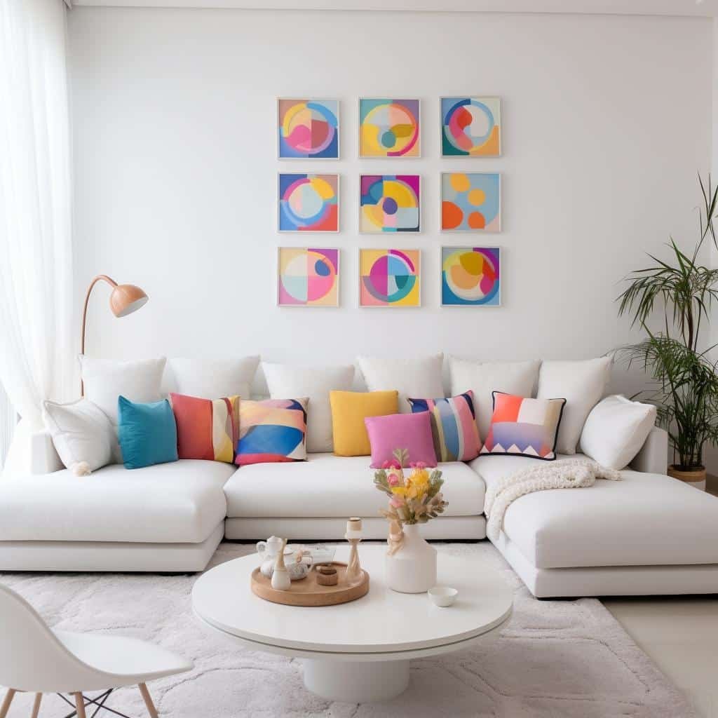 Encontre inspiração nas melhores sugestões de como decorar seu sofá branco com almofadas coloridas. Aprenda as melhores instruções, caminhos e indicações para criar um ambiente perfeito de acordo com seu estilo. Explore essas lições de decoração e encha seu espaço de vida e personalidade. 2 Como Decorar seu sofá branco com Almofadas Coloridas
