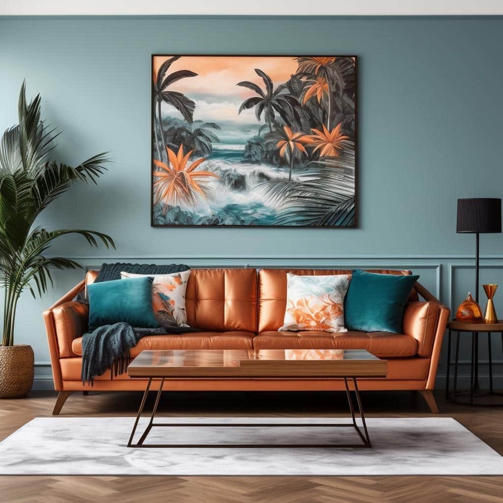5 maneiras criativas de decorar a parede do sofá 1 Como decorar a parede do sofá