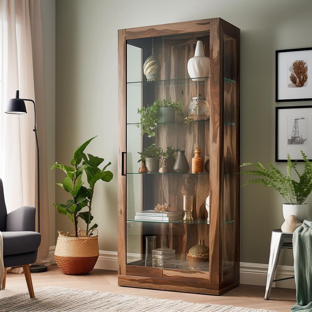 A cristaleira para sala de estar: elegância e organização em um só móvel. 4 Cristaleira para sala de estar