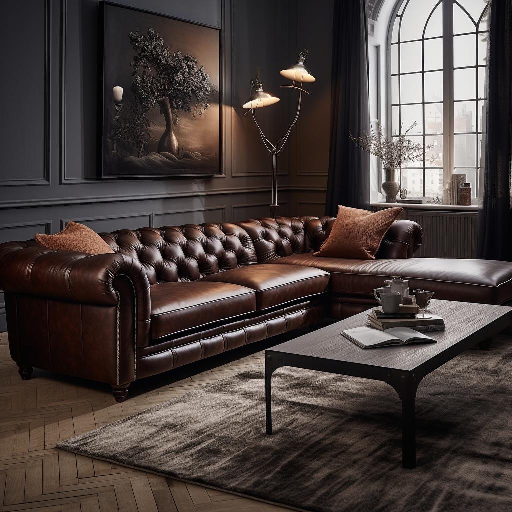 Sofá de canto de couro: elegância e sofisticação para sua sala de estar
