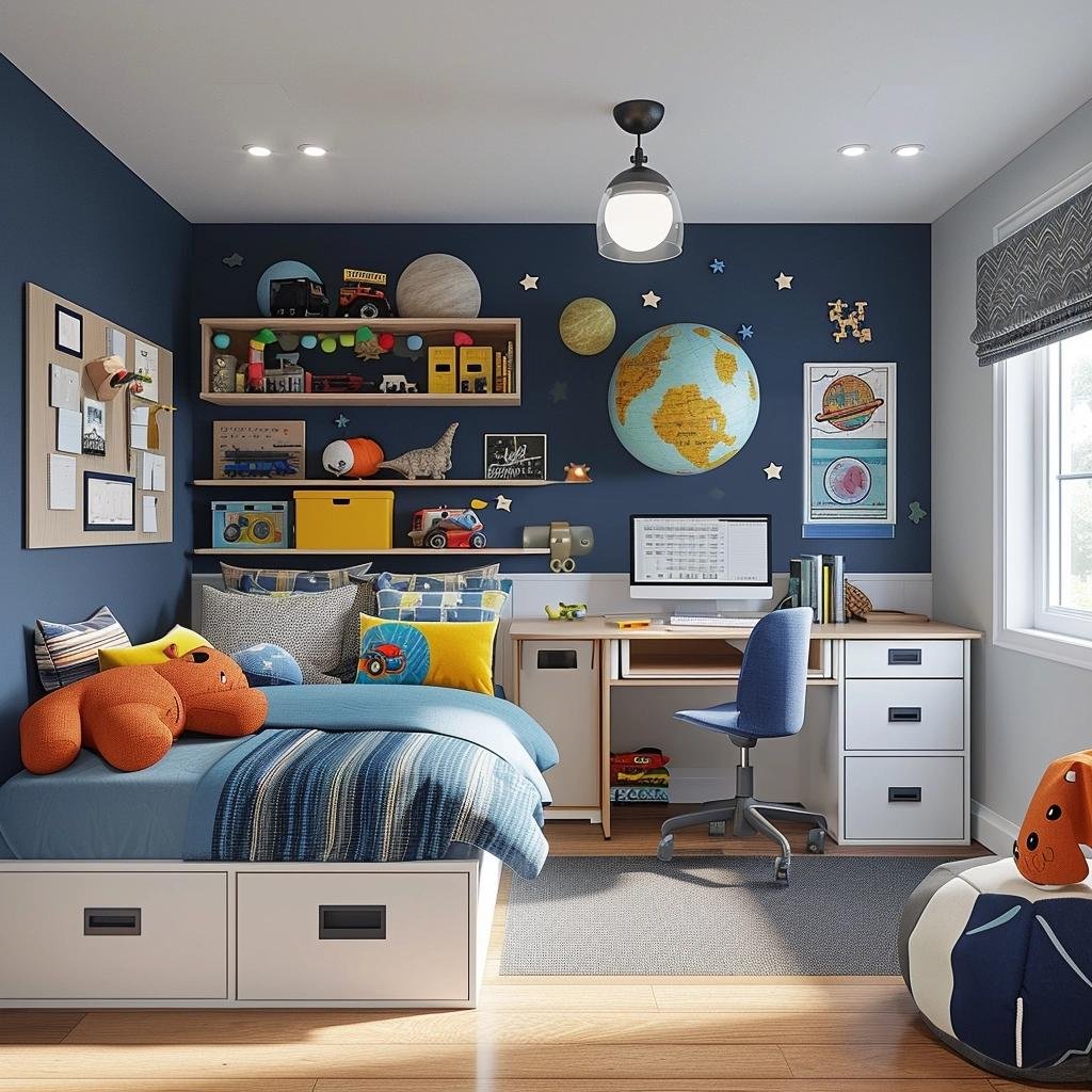 Como Organizar Quarto Infantil Masculino: A Transformação Surpreendente e Divertida que seu Filho vai Adorar! 14 como organizar quarto infantil masculino