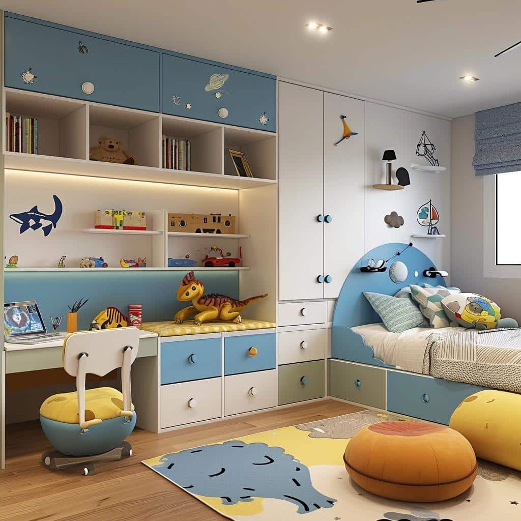 Como Organizar Quarto Infantil Masculino: A Transformação Surpreendente e Divertida que seu Filho vai Adorar! 16 como organizar quarto infantil masculino