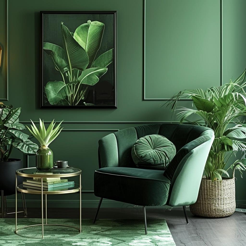 Tons de verde em casa: saiba como criar um ambiente surpreendente e envolvente com as últimas tendências de decoração 29 tons de verde em casa saiba como