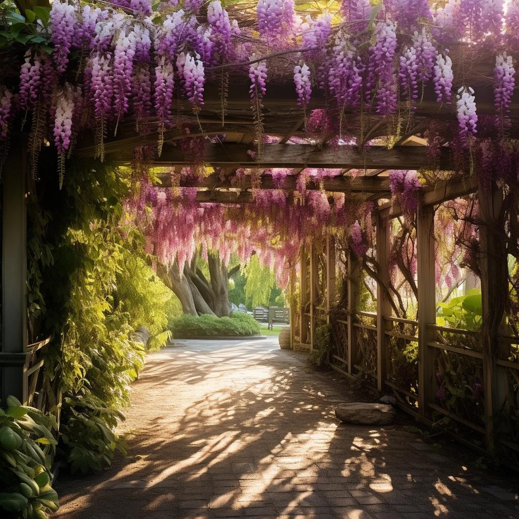 Glicínia em Pergolado: Dicas para um Jardim Colorido e Encantador