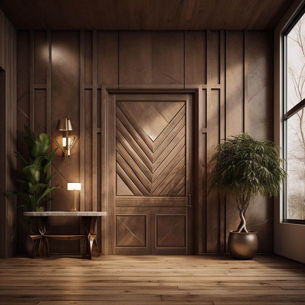 As 7 Melhores Ideias para Transformar seu Hall de Entrada com Painel de Madeira. 12 Renove seu Hall de Entrada com um Elegante Painel de Madeira