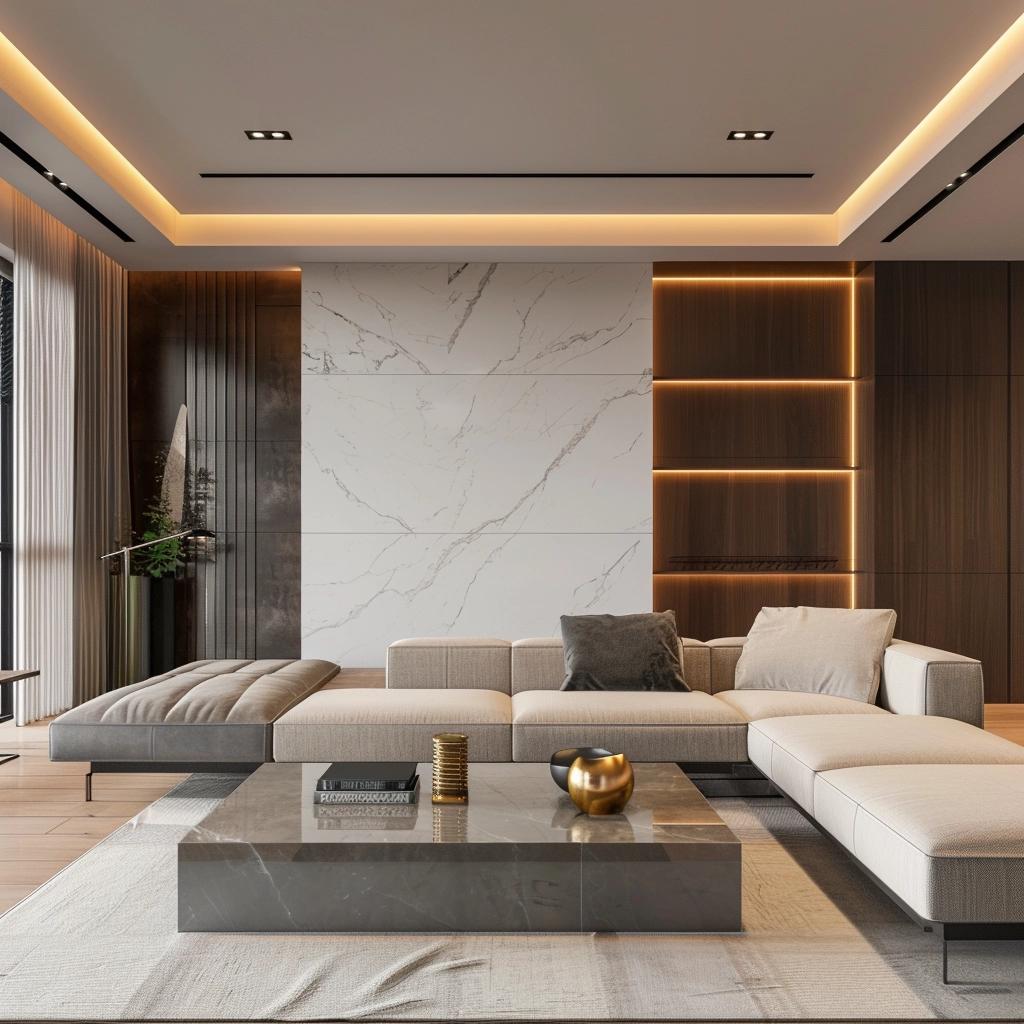 bancos modernos para sala de estar