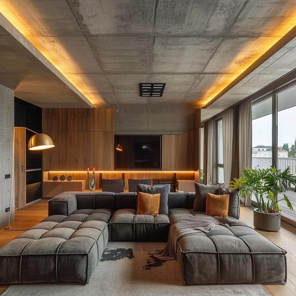 bancos modernos para sala de estar