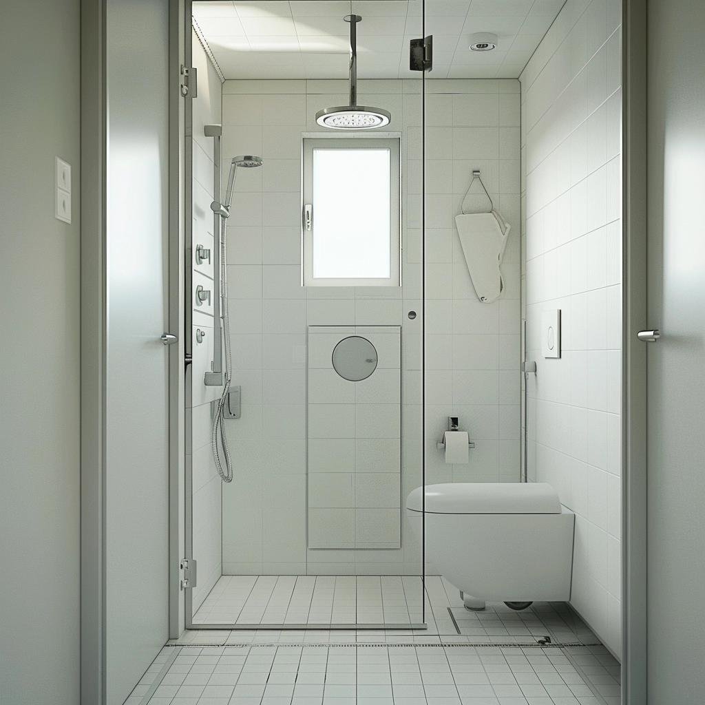 Portas para Banheiros Pequenos: 5 Opções Funcionais para Espaços Limitados 15 Portas para Banheiros Pequenos: 5 Opções Funcionais para Espaços Limitados