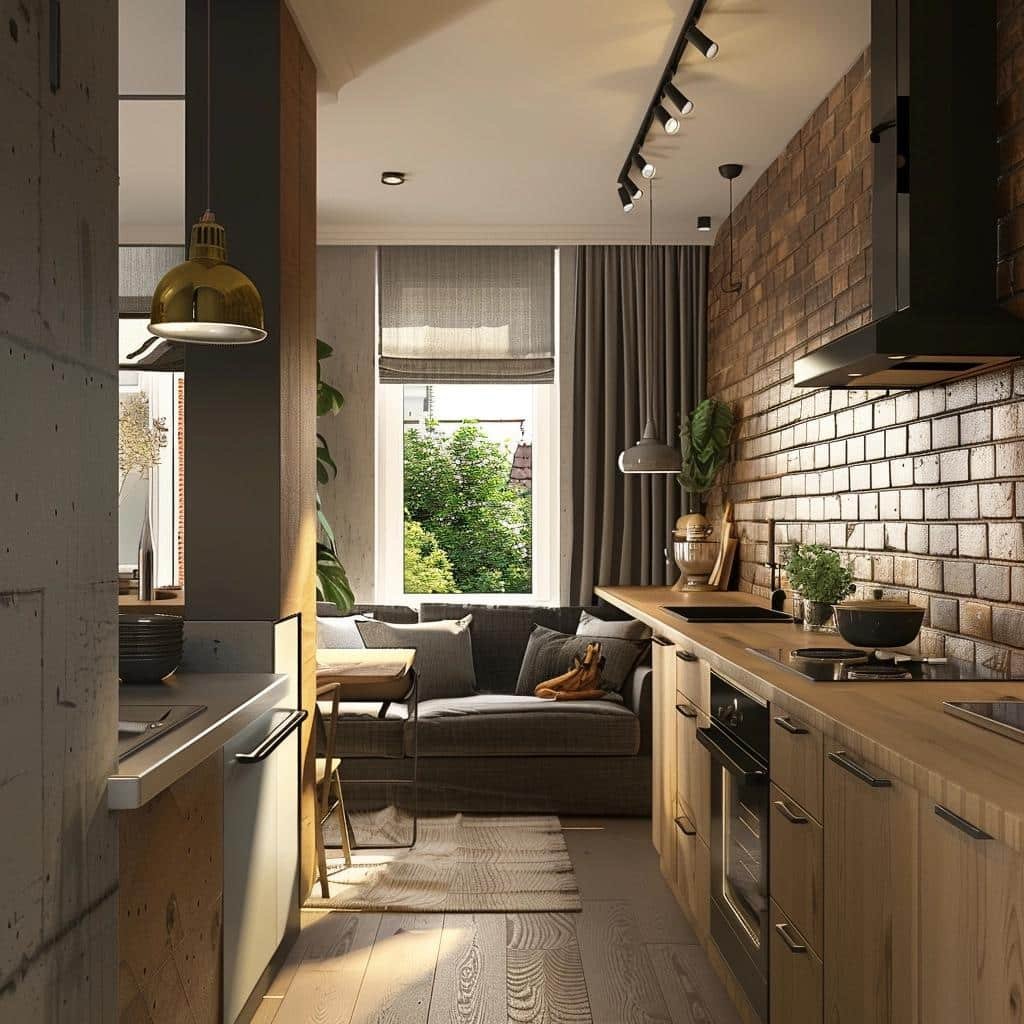 Salas Pequenas com Cozinha Americana: Ideias para Ambientes Integrados 18 Salas Pequenas com Cozinha Americana: Ideias para Ambientes Integrados