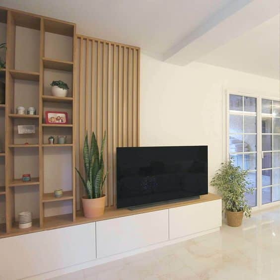 13. Esse é um outro exemplo, diante do qual podemos destacar ainda a harmonia gerada pelos elementos a partir do uso de uma madeira de mesma tonalidade.