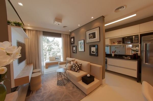 A divisória de gesso é ideal para valorizar o espaço em apartamentos.