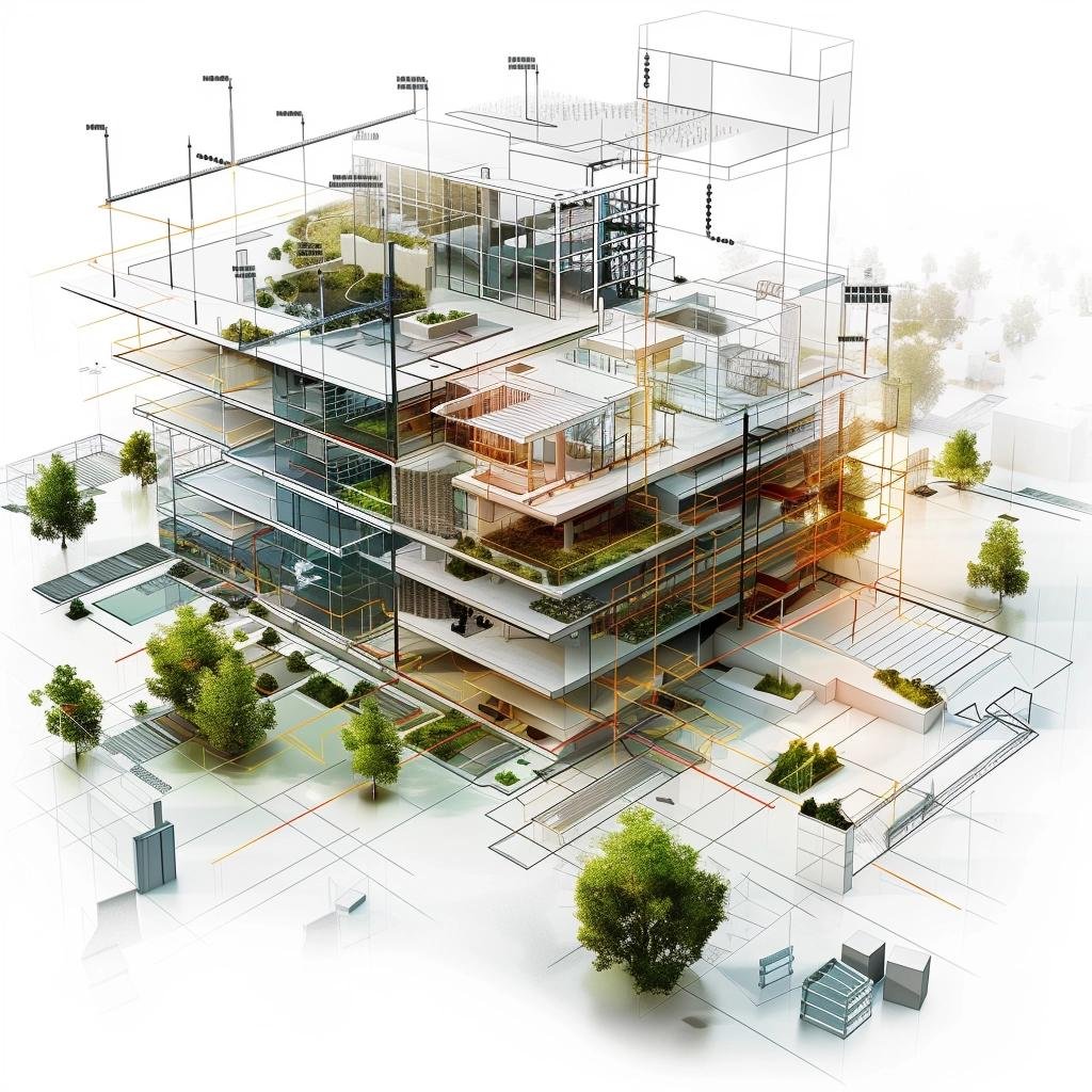 Principais aplicações do Revit: Áreas onde o Revit é amplamente utilizado, como arquitetura, engenharia, construção, etc. 1 Principais aplicações do Revit: Áreas onde o Revit é amplamente utilizado, como arquitetura, engenharia, construção, etc.