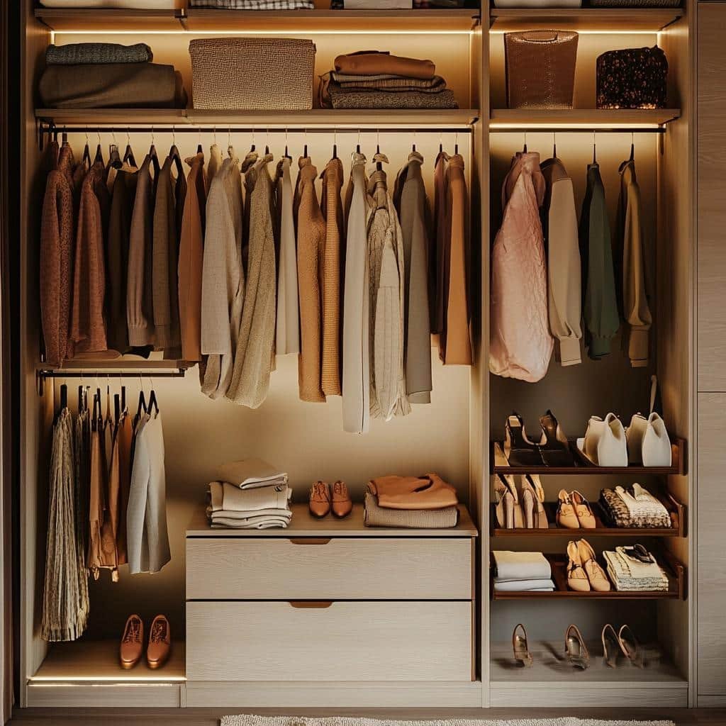 3 Formas de Organizar seu Guarda-Roupa Modulado 17 3 Formas de Organizar seu Guarda-Roupa Modulado