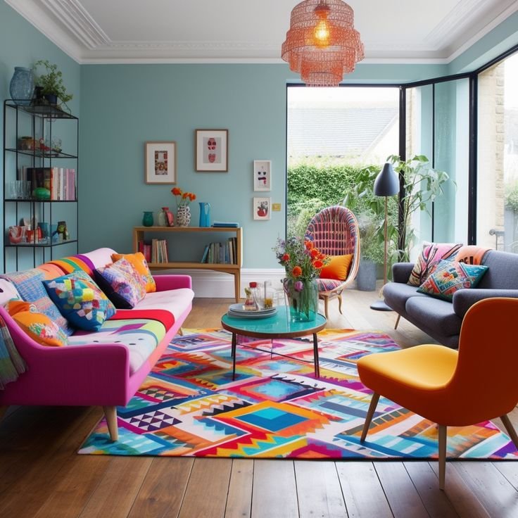 Funky Decor: 5 Ideias para Adotar essa Explosão de Cores 1 Reprodução/Pinterest