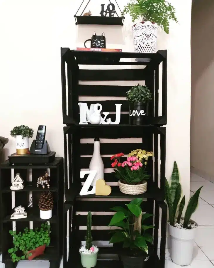 Ideias Criativas de Decoração com Caixotes