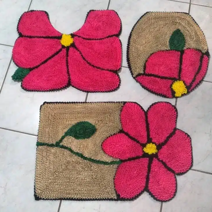 Ideias criativas para decorar a casa com tapetes frufrus