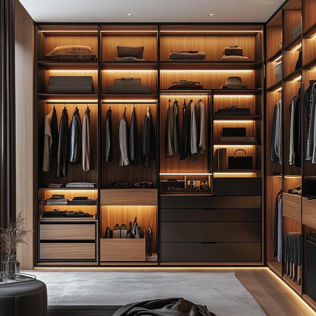 5 Soluções Inteligentes para Guarda-Roupa Modulado de Casal
