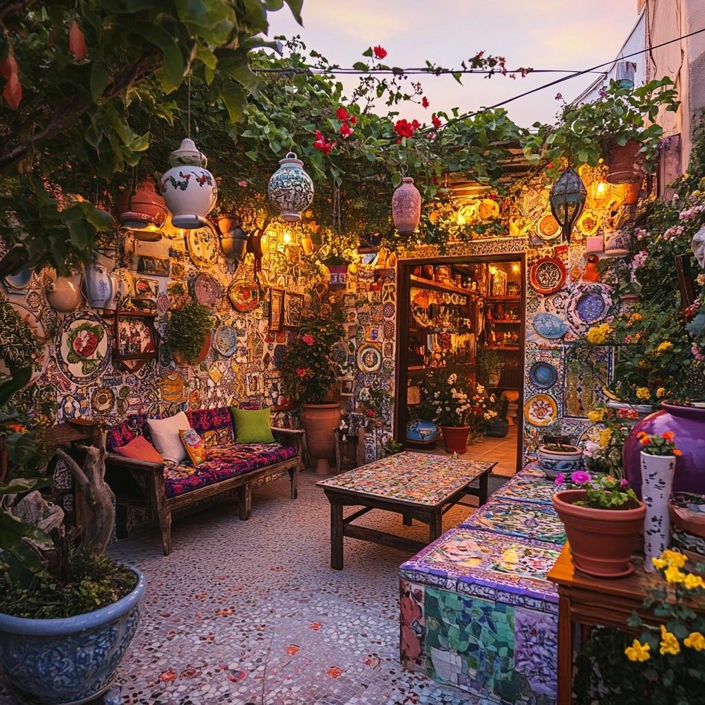 Decoração de Quintal com Cerâmica: 10 Dicas para Criar Um Espaço Aconchegante 14 Decoração de Quintal com Cerâmica: 10 Dicas para Criar Um Espaço Aconchegante