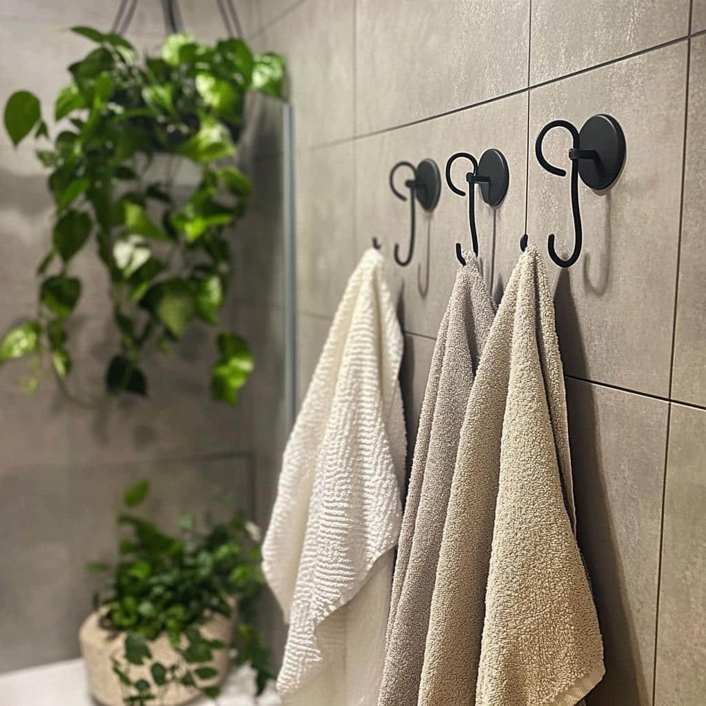 Ganchos Decorativos: 6 Formas de Usar Estilo e Funcionalidade no Banheiro