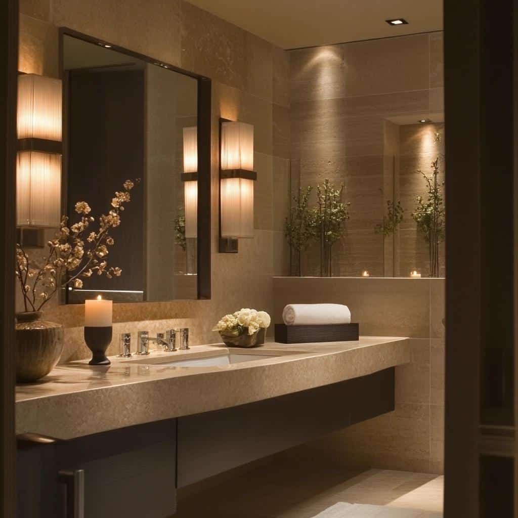 Luminárias de Parede: 7 Ideias para Iluminar Seu Banheiro com Estilo