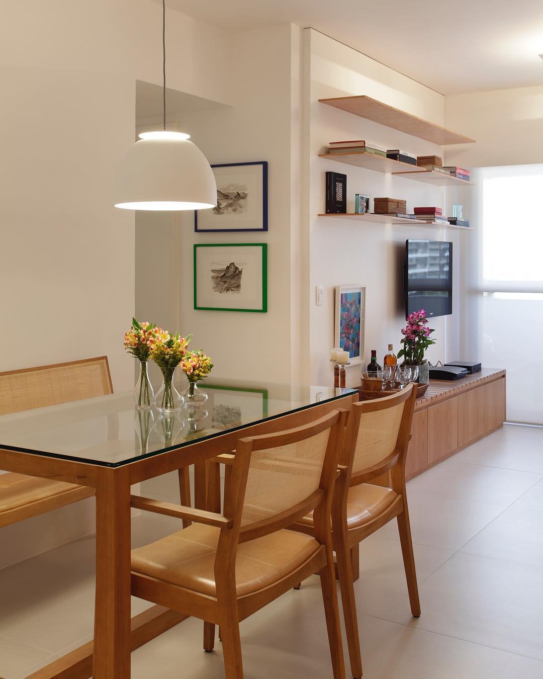 Inspire-se com Mesas de Jantar de Vidro para Sua Decoração