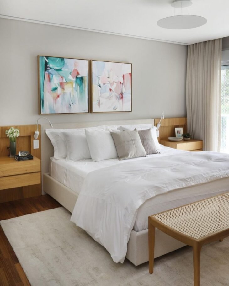 Inspire-se com quadros únicos para o quarto feminino