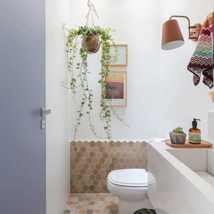 Ideias Modernas para Usar Revestimento Hexagonal na Decoração