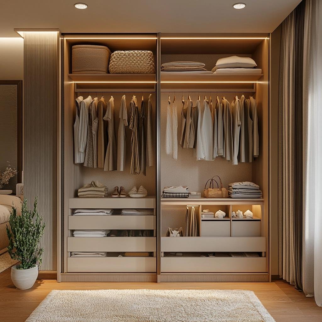 7 Modelos de Guarda-Roupa Modulado para Espaços Pequenos