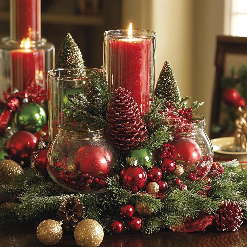 Ideias Criativas para Decorar Arranjos de Natal 1 Ideias Criativas para Decorar Arranjos de Natal