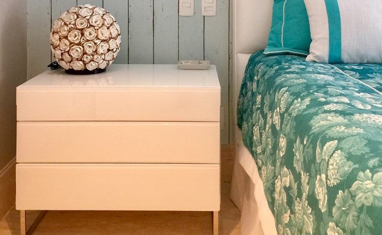 Ideias encantadoras para decorar com criado-mudo branco 2 Ideias encantadoras para decorar com criado-mudo branco