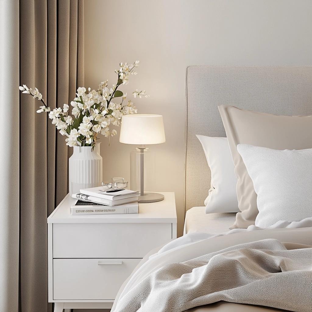Ideias encantadoras para decorar com criado-mudo branco 5 Ideias encantadoras para decorar com criado-mudo branco