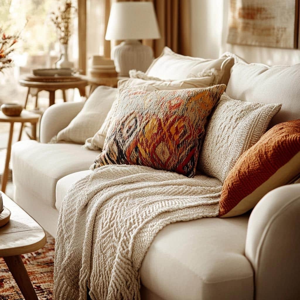 Ideias Criativas Para Usar Mantas na Decoração de Sofás 3 Ideias Criativas Para Usar Mantas na Decoração de Sofás