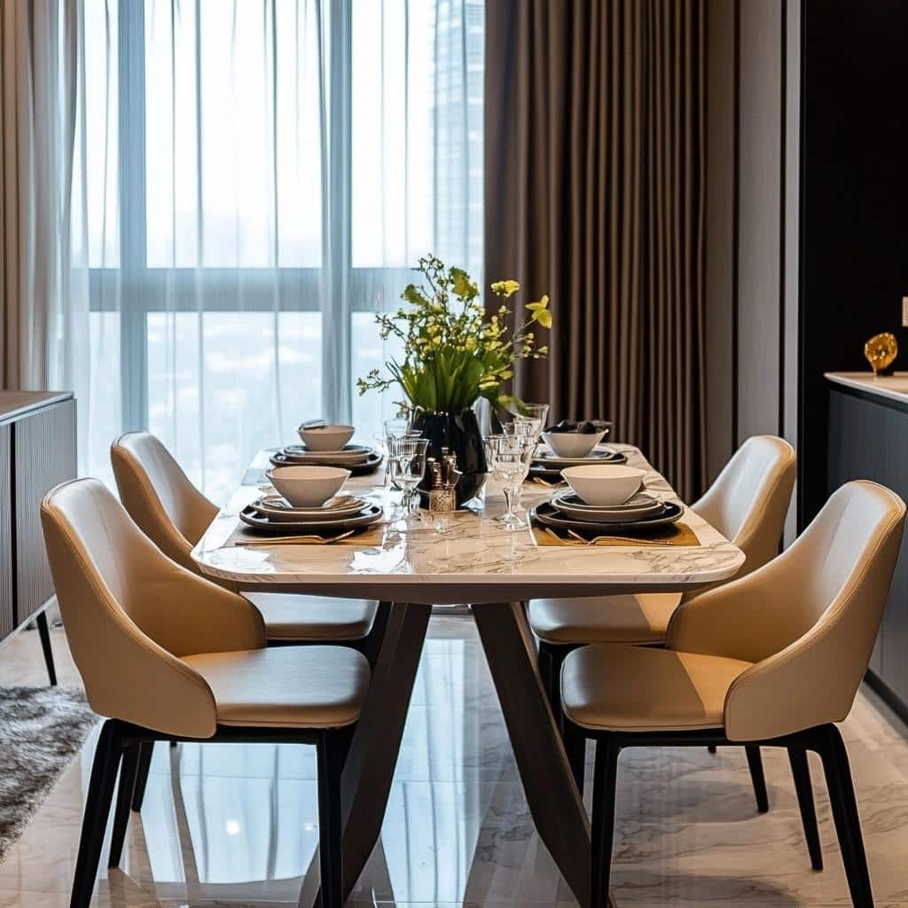 Mesa de jantar para espaços pequenos 12 Mesa de jantar para espaços pequenos