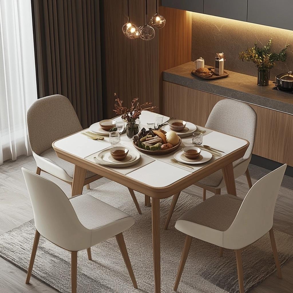 Mesa de jantar para espaços pequenos 13 Mesa de jantar para espaços pequenos
