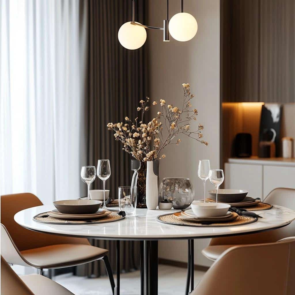 Mesa de jantar para espaços pequenos 14 Mesa de jantar para espaços pequenos