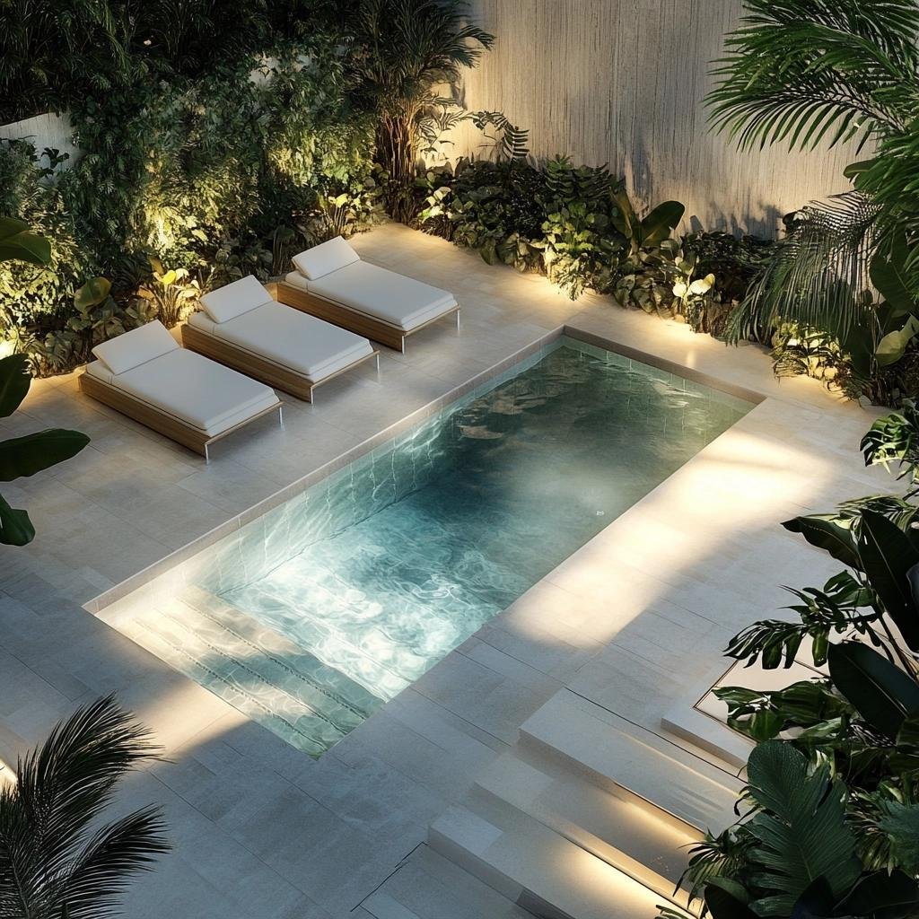 Ideias inspiradoras para piscinas brancas que encantam 5 Ideias inspiradoras para piscinas brancas que encantam