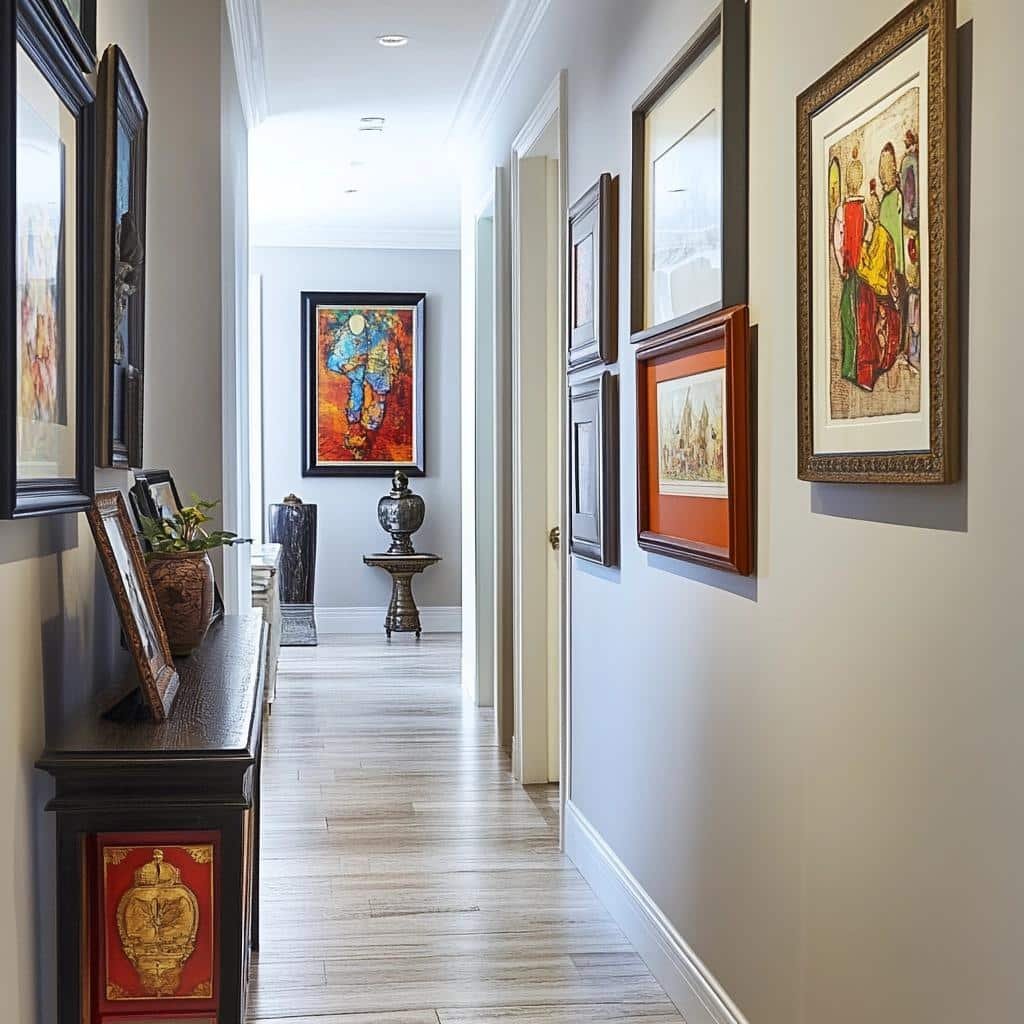 Decoração Elegante: 55 Ideias de Quadros para Corredor 1 Decoração Elegante: 55 Ideias de Quadros para Corredor