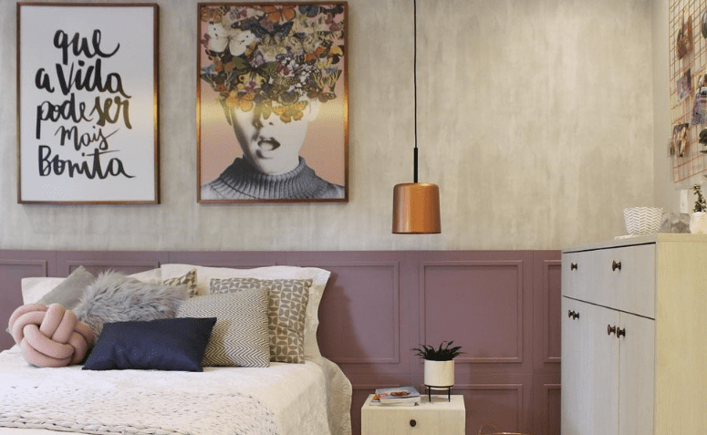 Inspire-se com quadros únicos para o quarto feminino
