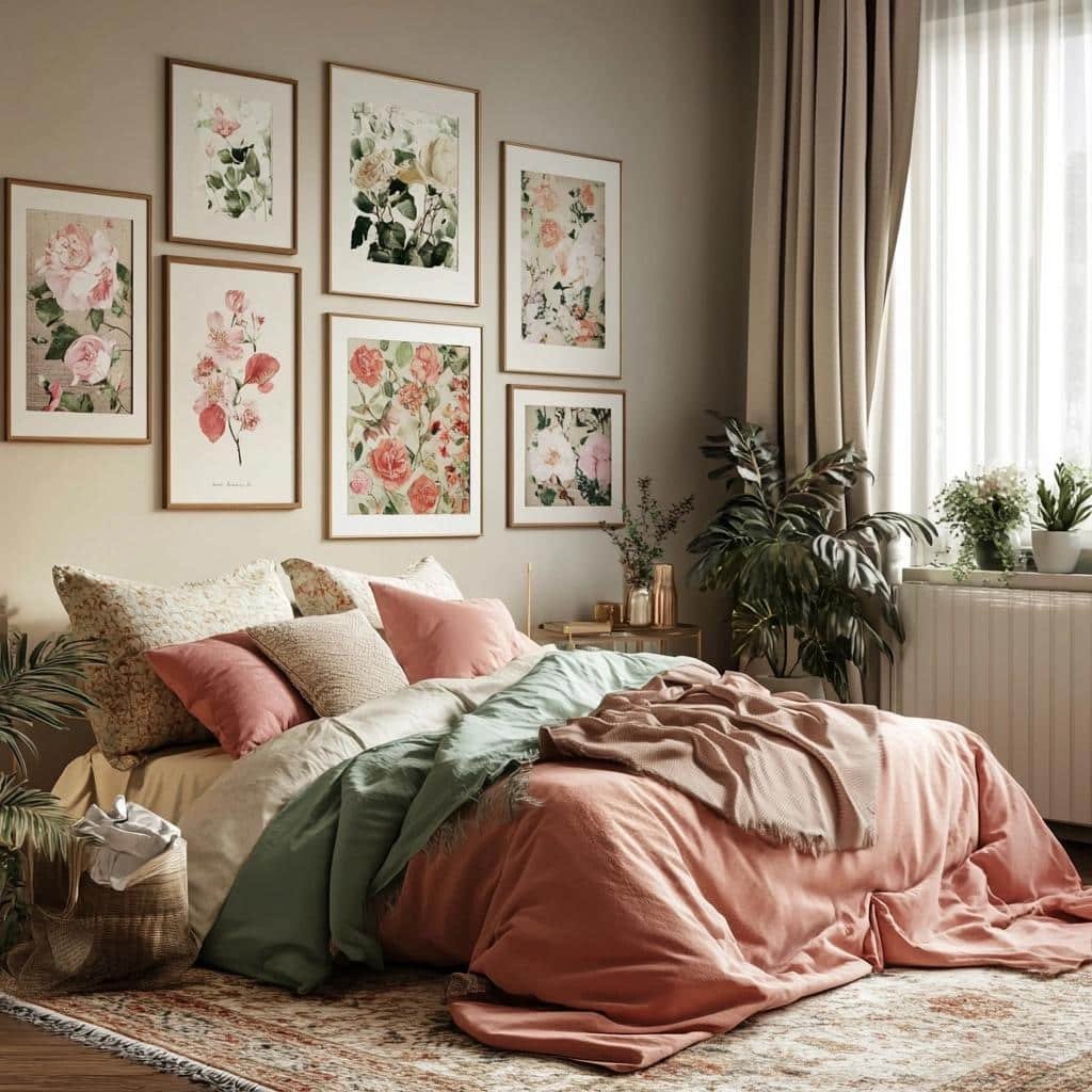 Inspire-se com quadros únicos para o quarto feminino