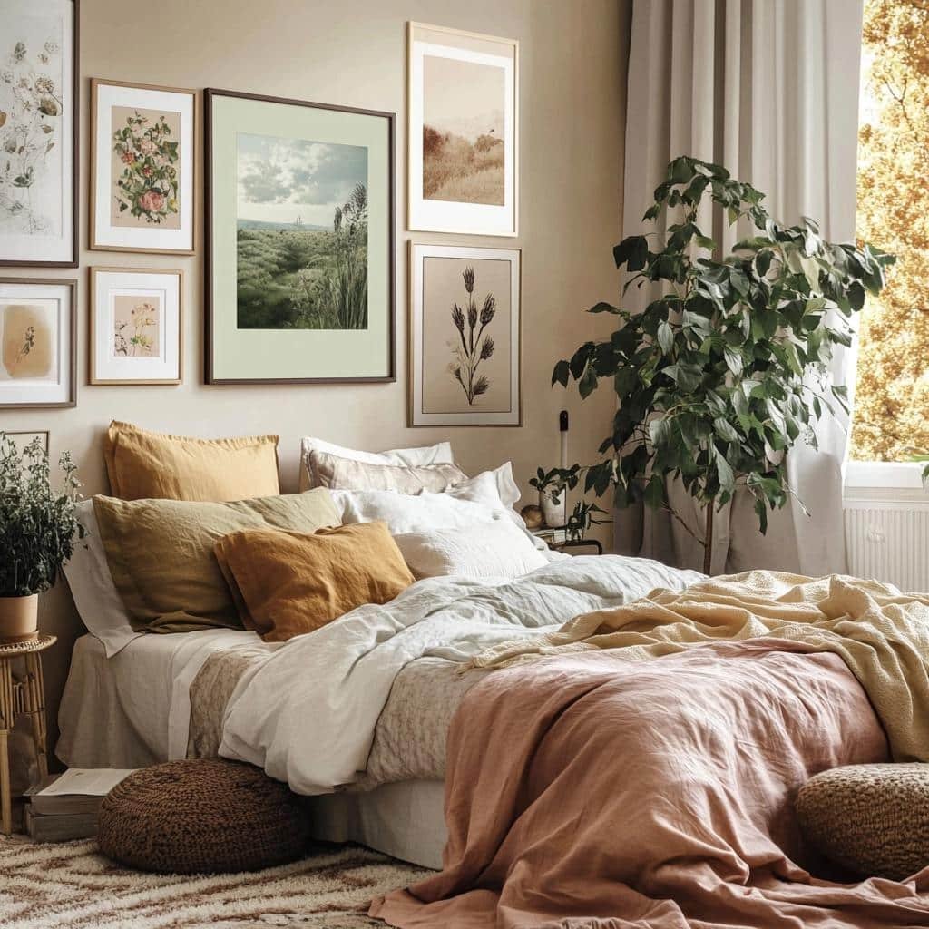 Inspire-se com quadros únicos para o quarto feminino