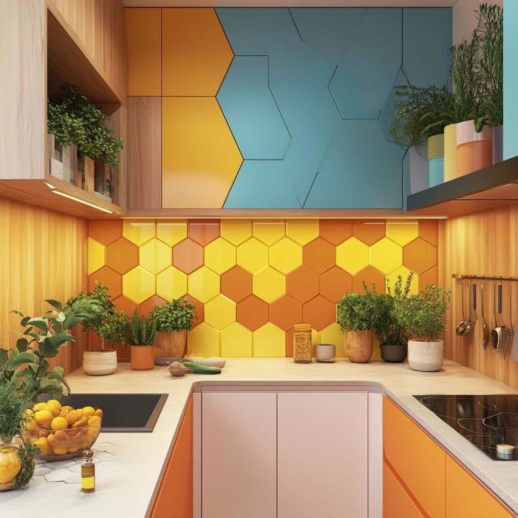 Ideias Modernas para Usar Revestimento Hexagonal na Decoração