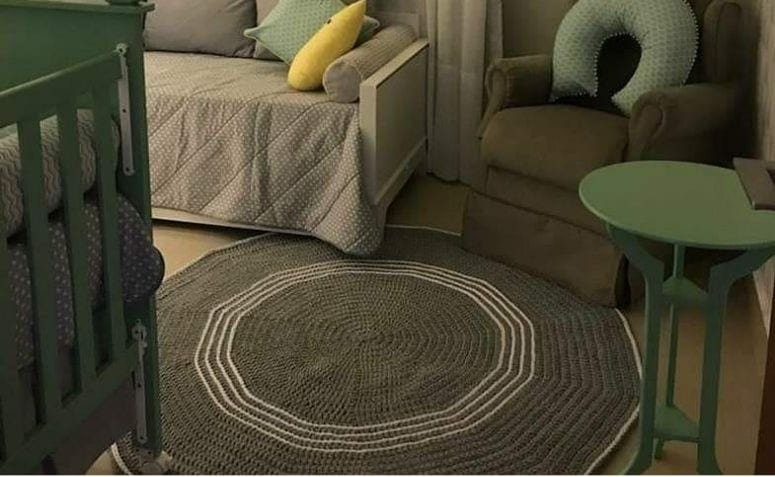Tapete de Crochê para Quarto: Ideias Inspiradoras para Decorar seu Espaço 2 Tapete de Crochê para Quarto: Ideias Inspiradoras para Decorar seu Espaço
