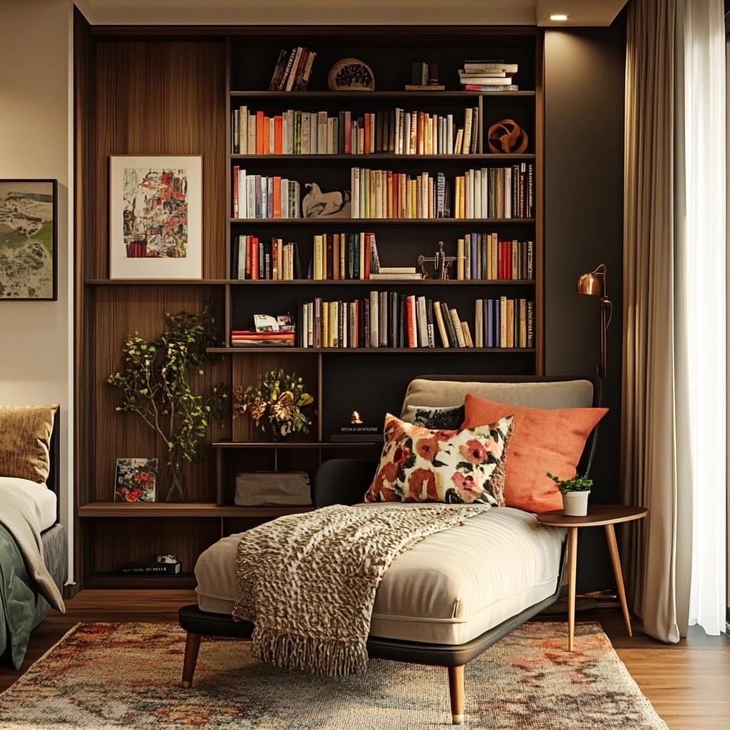 Estante de Livros: 7 Ideias Criativas para Organização no Quarto 16 Estante de Livros: 7 Ideias Criativas para Organização no Quarto
