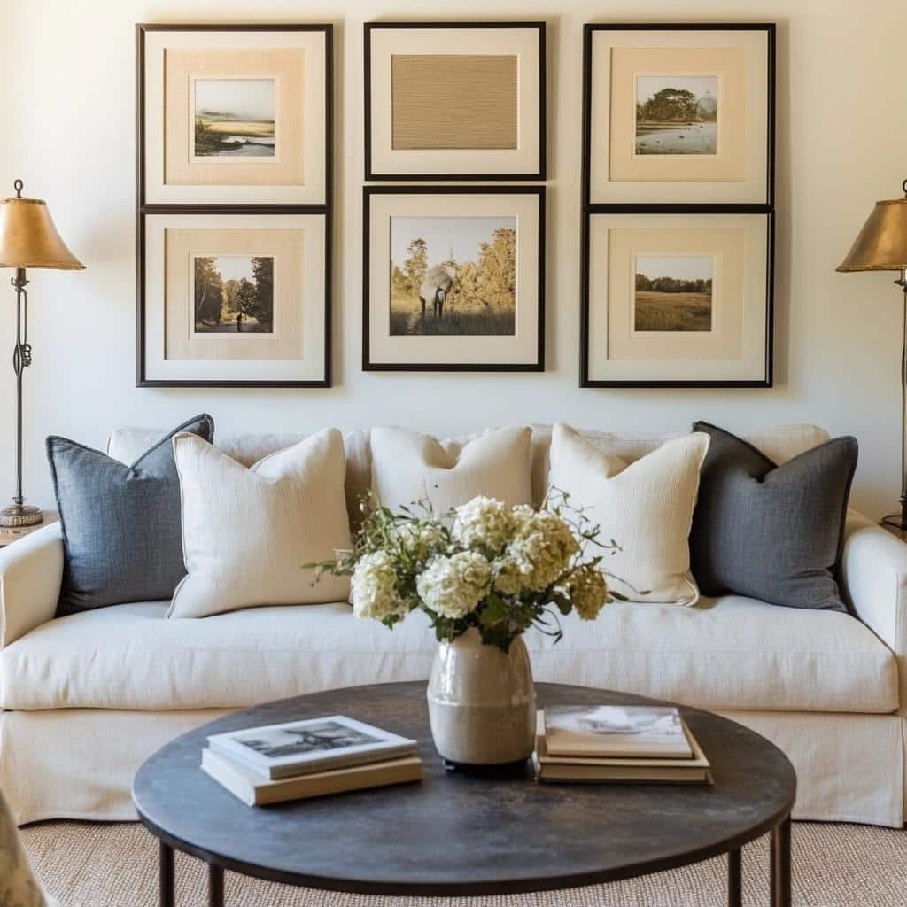 Porta-Quadros de Parede: 8 Ideias Criativas para Salas de Estar 18 Porta-Quadros de Parede: 8 Ideias Criativas para Salas de Estar